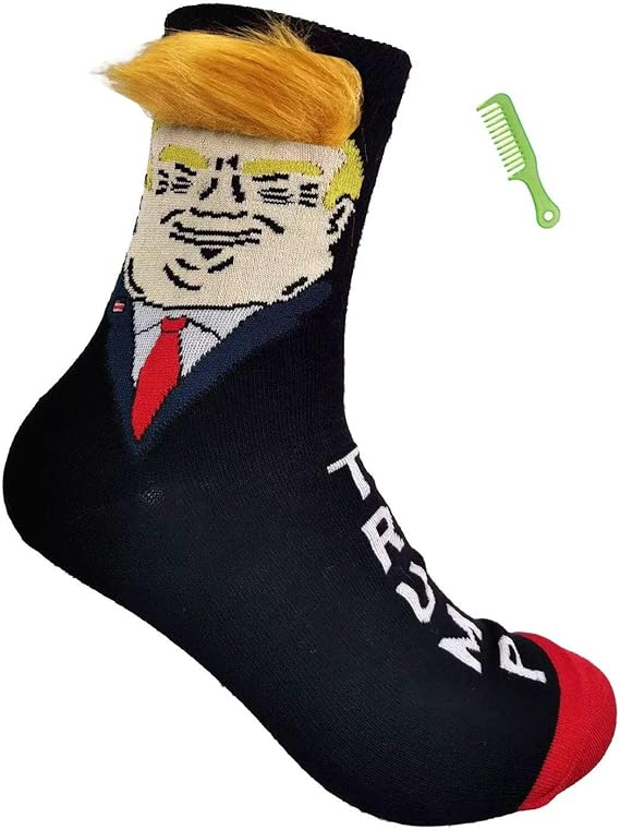 Bf - Unisex Funny Gift Socks Novelty President 2024 Socks MAGA socks Gift Set